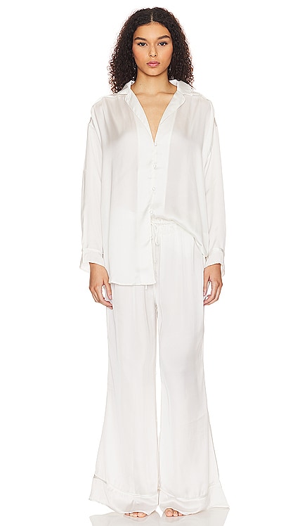 x Intimately FP Dreamy Days Solid Pj In Ivory Free People
