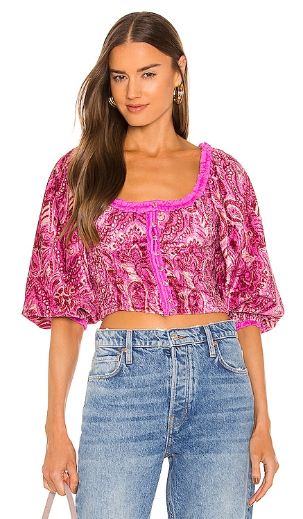 Dare Me Velvet Blouse Free People Rp1.821.376,00 