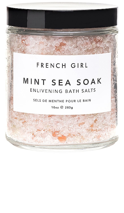 Mint Sea Soak Enlivening Bath Salts French Girl $22 