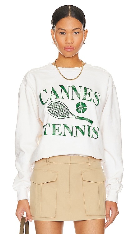 Cannes Tennis Crewneck Sweatshirt firstport