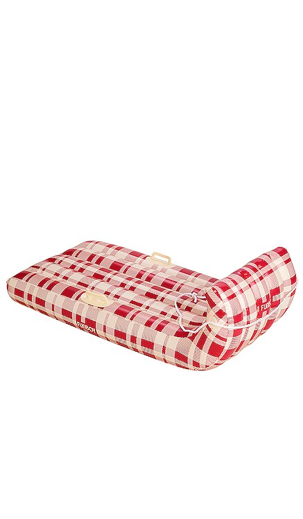 Retro Plaid Toboggan Winter Snow Sled FUNBOY
