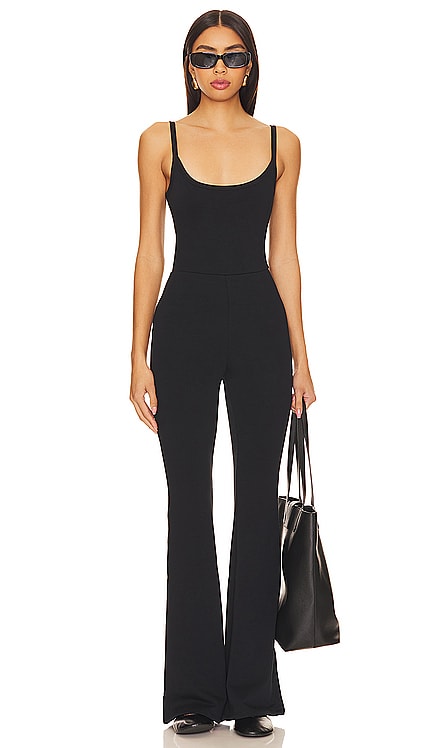 Compression Terry Scoop Jumpsuit Good American