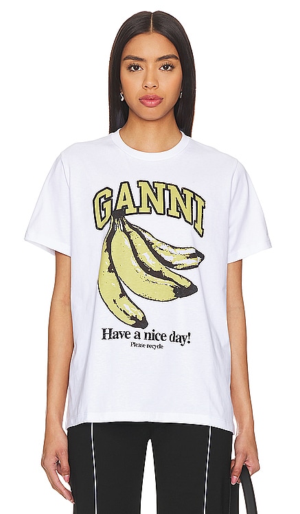 Banana Relaxed T-shirt Ganni