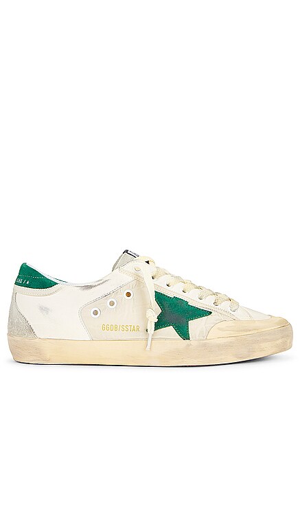 Super Star Nylon And Nappa Leather Star Golden Goose