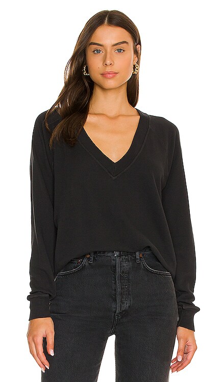 The V-Neck Sweatshirt The Great