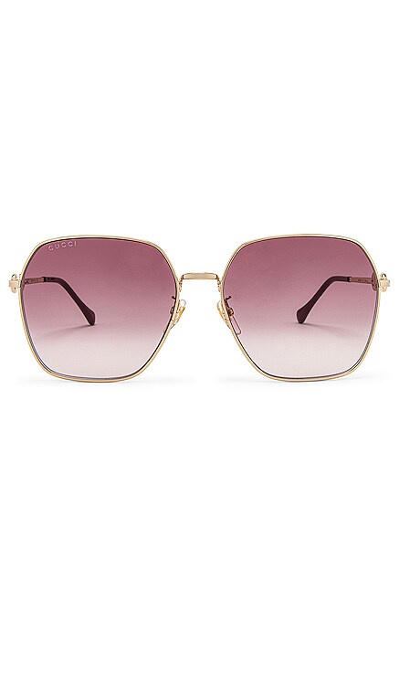 Horsebit Metal Oversize Square Gucci $465 