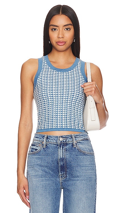 Gingham Tank Top Guest In Residence