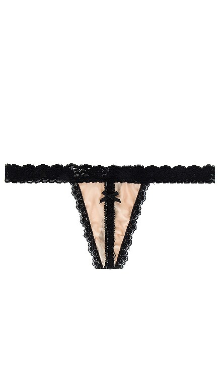 AFTER MIDNIGHT Tulle Open Crotch G-String Hanky Panky
