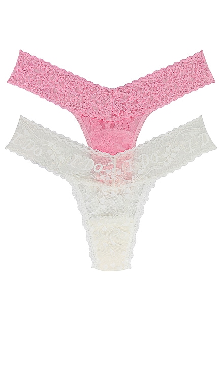 I Do & Bliss Low Rise Thong 2-pack Hanky Panky