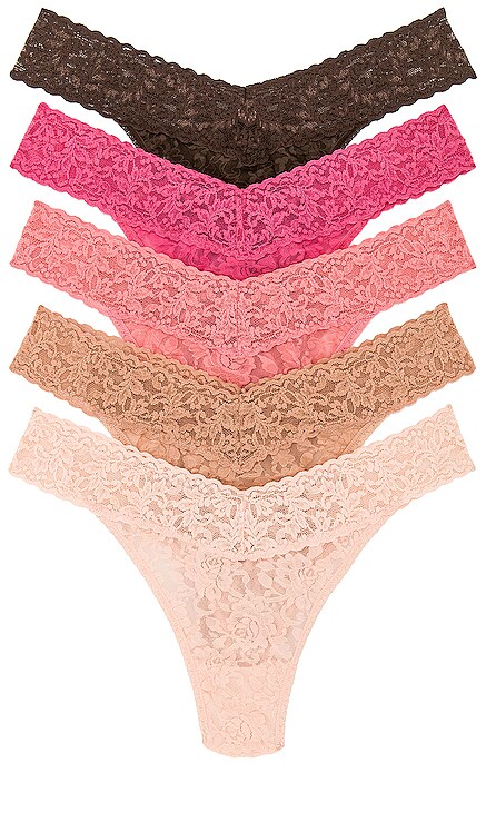 Original Rise Sea Finds Line Thong Pack Hanky Panky