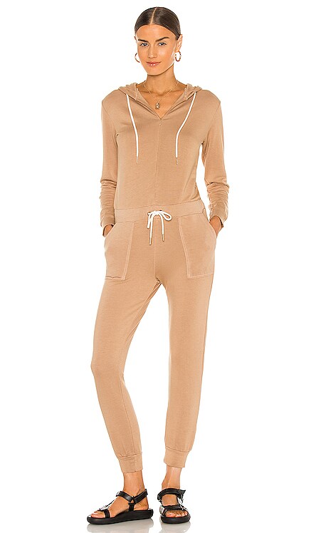 Supersoft Fleece Hooded Jumpsuit MONROW $258 