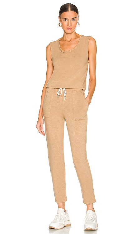 Supersoft Jumpsuit with Patch Pockets MONROW $196 