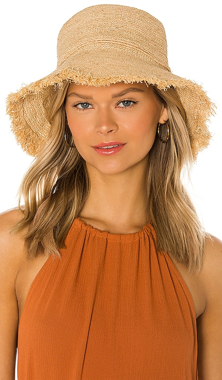 Packable Raffia Bucket Hat Hat Attack