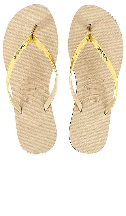 YOU METALLIC ビーチサンダル Havaianas