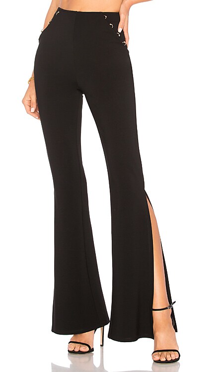PANTALON TAILLE HAUTE JAMBES LARGES KYLER h:ours