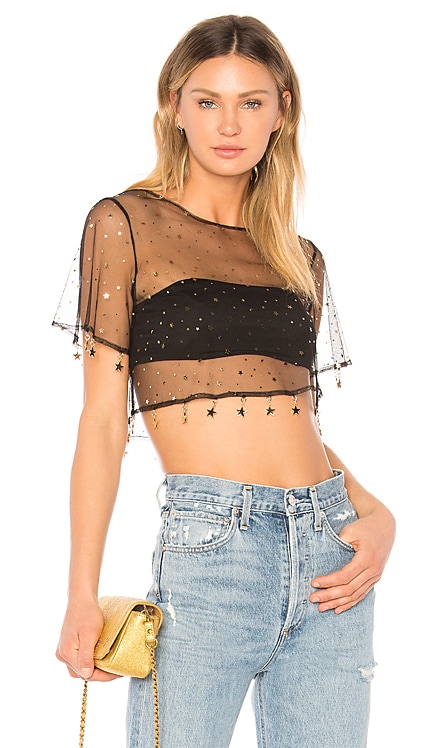 TOP CROPPED TRANSPARENT ROUX h:ours