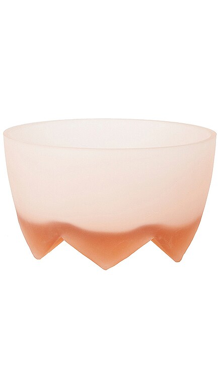 Alyson Large Cast Glass Footed Bowl HAWKINS NEW YORK