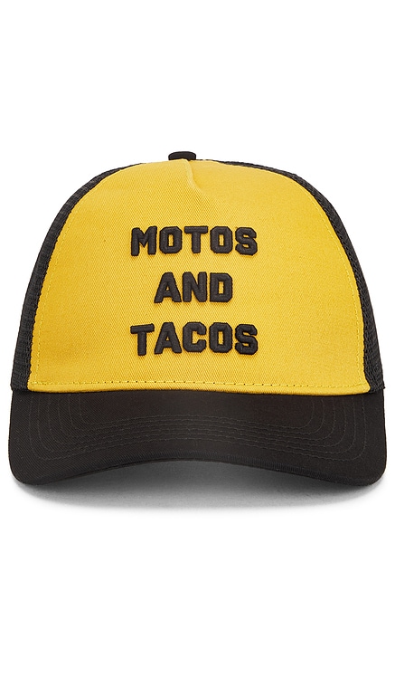 Motos And Tacos Hat Iron & Resin