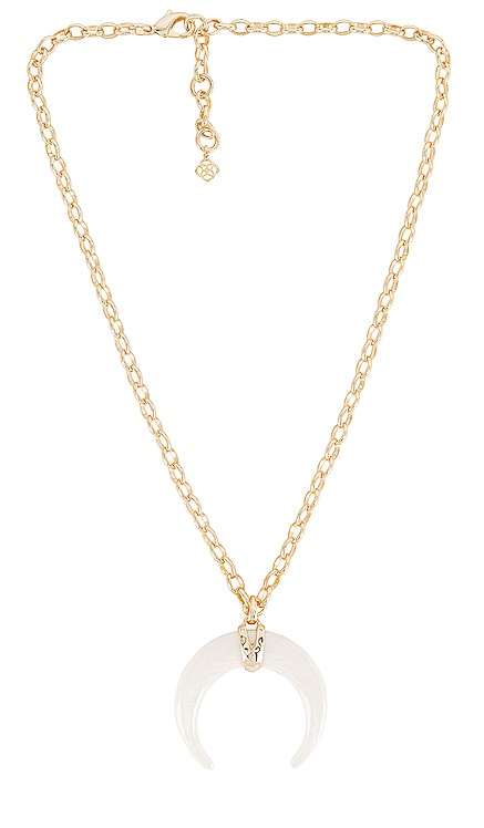 Rebecca Gold Long Pendant Necklace Kendra Scott $148 NEW