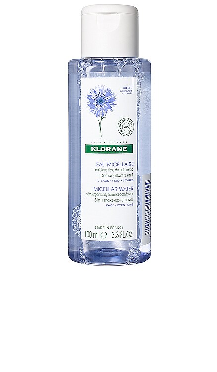 Travel Floral Water Make-up Remover with Soothing Cornflower Klorane