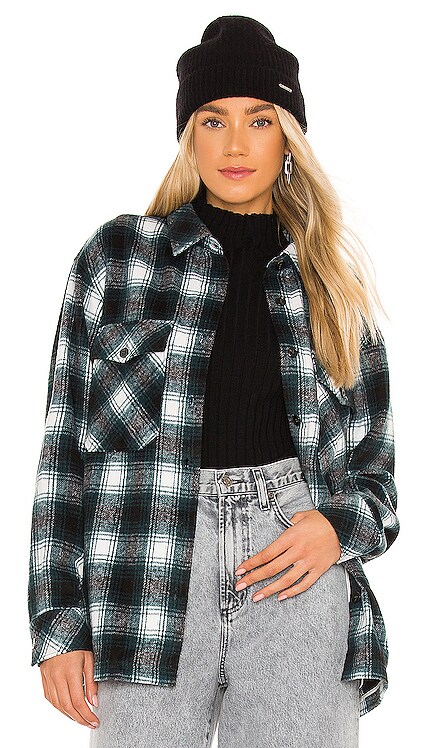 x REVOLVE Storm Plaid Shirt Jacket LAMARQUE $198 