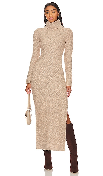 ROBE MAXI CABLE KNIT L'Academie