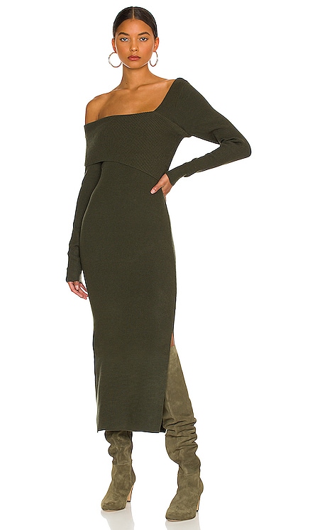 Sylvie Midi Sweater Dress Line & Dot