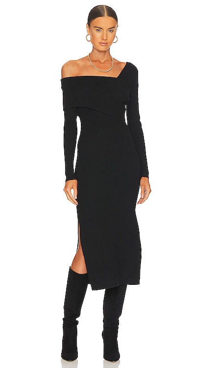 Sylvie Midi Sweater Dress Line & Dot