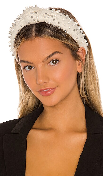 Woven Pearl Headband Lele Sadoughi