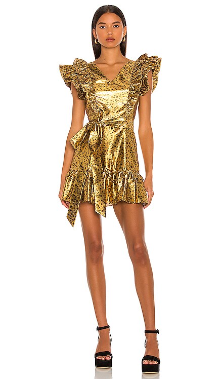 revolve gold dresses