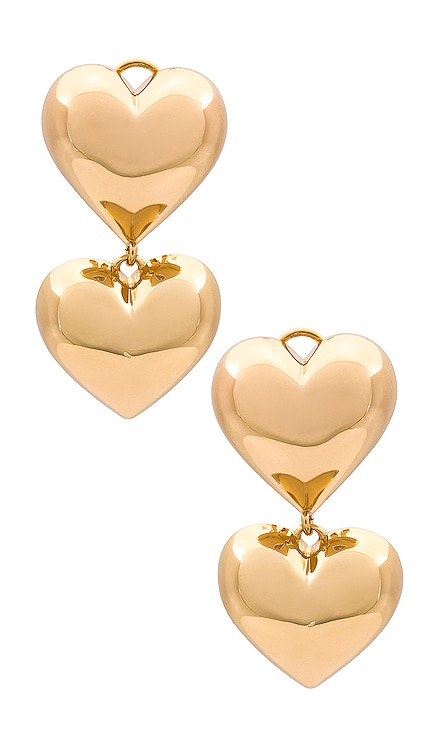 Double Bubble Heart Earrings Lili Claspe