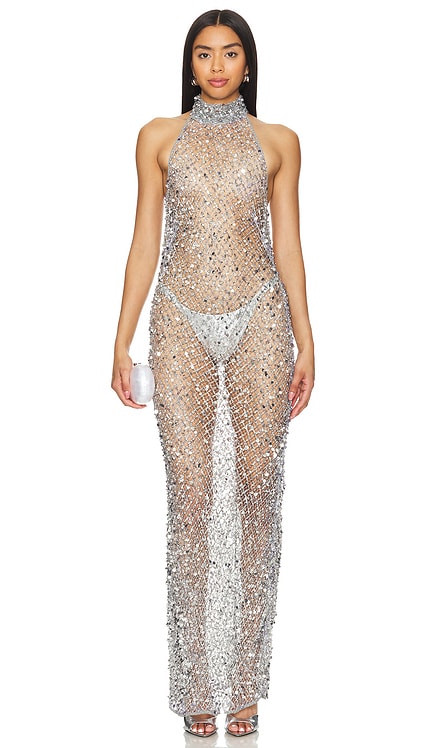 Sequin Mesh Gown Lapointe