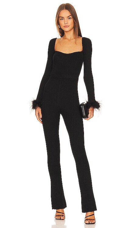 Evana Feather Jumpsuit Lovers and Friends