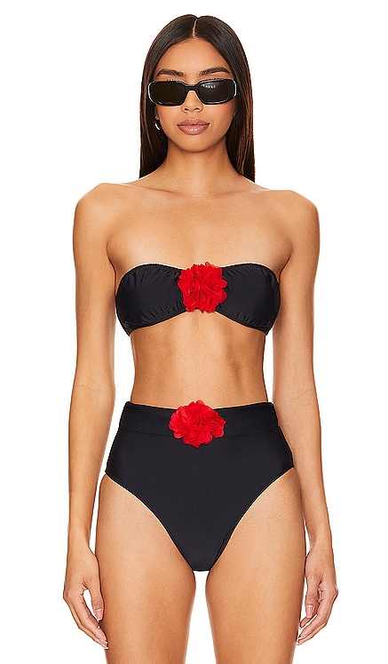 Ada Ruched Rosette Bandeau Lovers and Friends