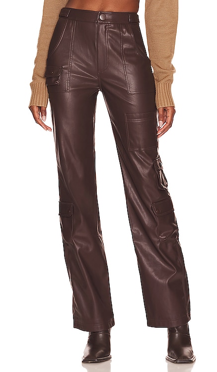 Germano Faux Leather Cargo Pant LPA