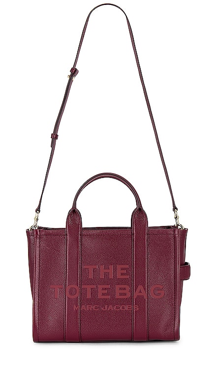 The Leather Medium Tote Marc Jacobs
