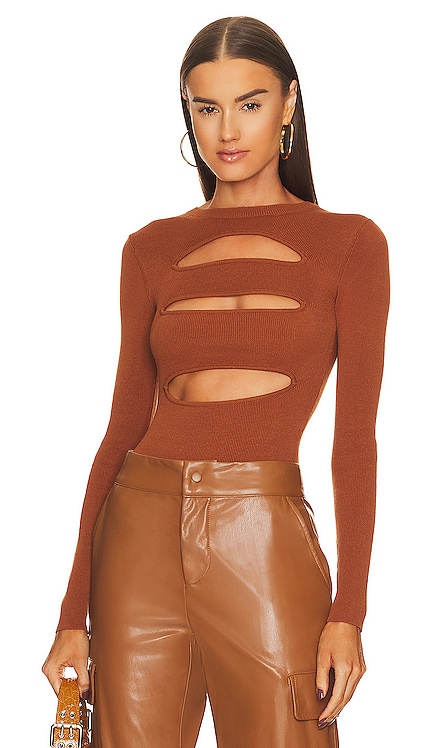 x REVOLVE Alexa Knit Bodysuit Michael Costello