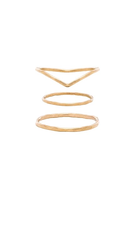 Stackable Ring Set Mimi & Lu $48 