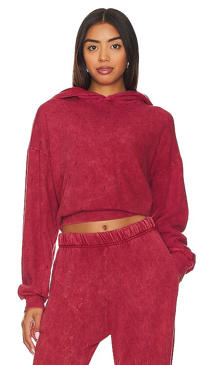Trainor Oversized Crop Hoodie Michael Lauren