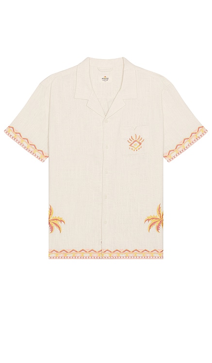 Placed Embroidery Resort Shirt Marine Layer