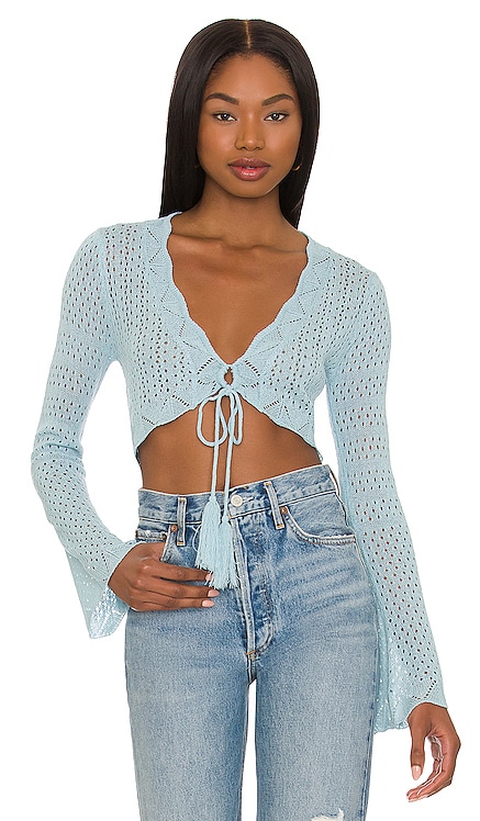 TOP CROPPED MAILLE CROCHET BRIELLA MORE TO COME