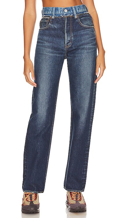 JEAN DROIT LARGE BOULDER Moussy Vintage