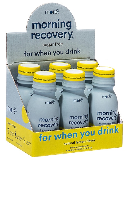 Morning Recovery Sugar Free Lemon 6 Pack More Labs