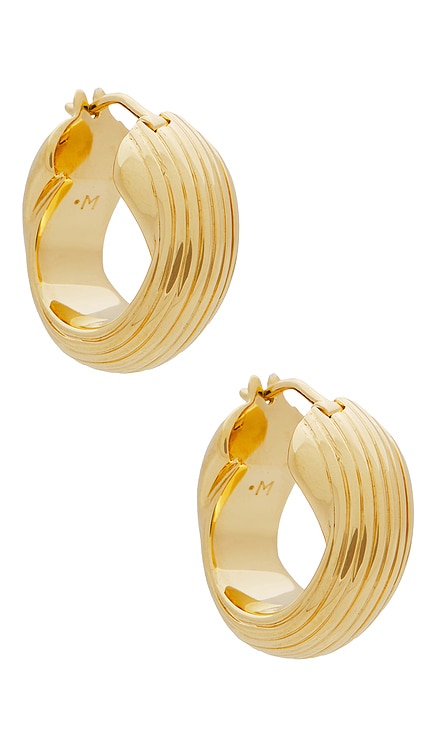X Lucy Williams Chunky Entwined Hoops Missoma