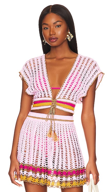 TOP CROPPED CROCHET My Beachy Side