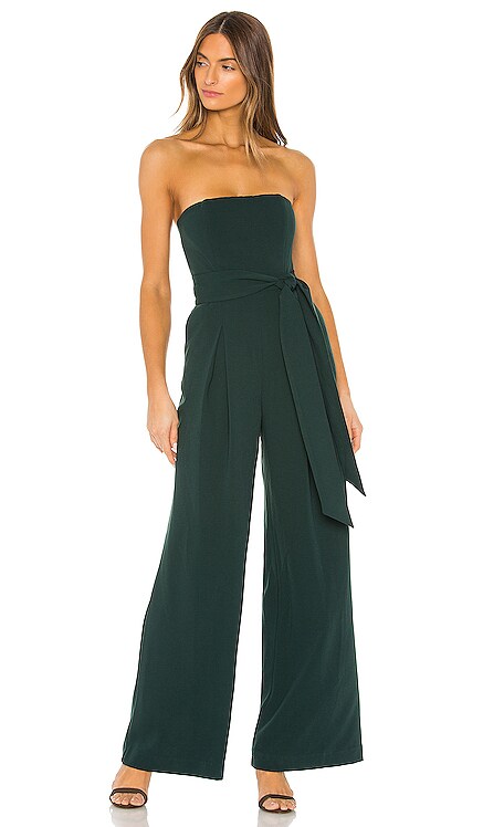revolve green jumpsuit