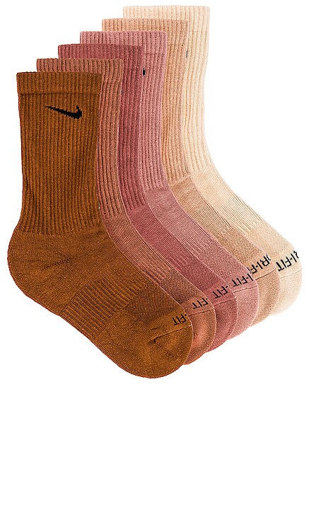 6 Pairs Training Crew Socks Nike