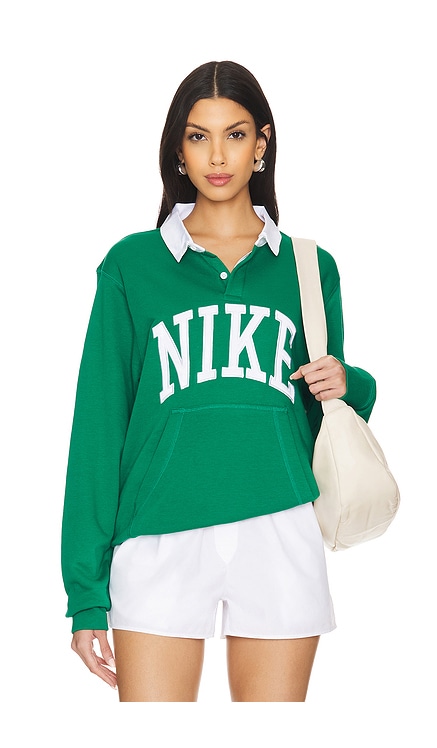 Club Long Sleeve Polo Sweatshirt Nike