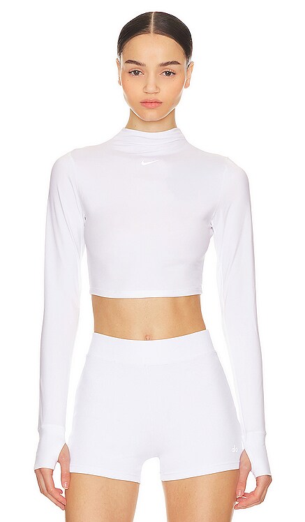 Dri Fit One Luxe Long Sleeve Cropped Top Nike