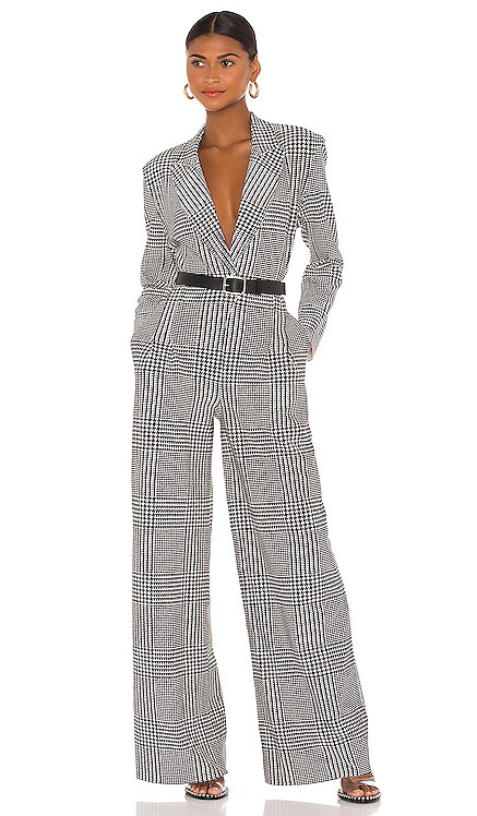 Single Breasted Straight Leg Jumpsuit Norma Kamali $395 